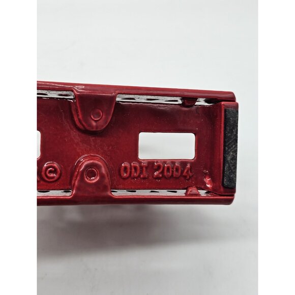 Red Cast Iron Rooster Farmhouse Napkin Holder Vintage - Picture 7 of 10